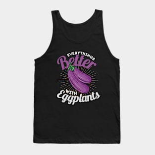 Everything Is Better With Eggplants Vintage Tank Top